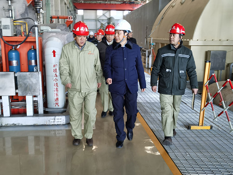 建投能源公司黨委書記、董事長王雙海一行到宣化熱電、遵化熱電慰問指導工作